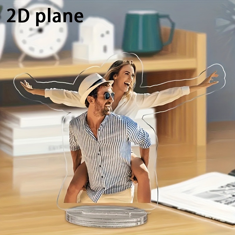Halloween Party Supplies - 2D gepersonaliseerde acrylstandaard voor trouwfoto's van