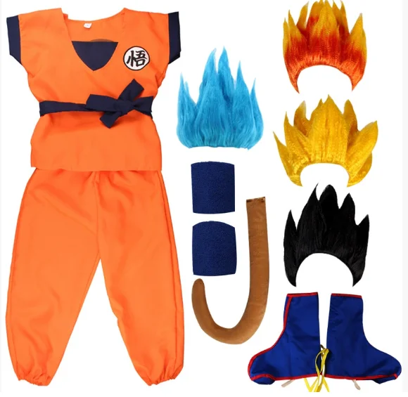 Halloween Costume Kids - Halloween Volwassen Kinderpakken Son Goku Gui