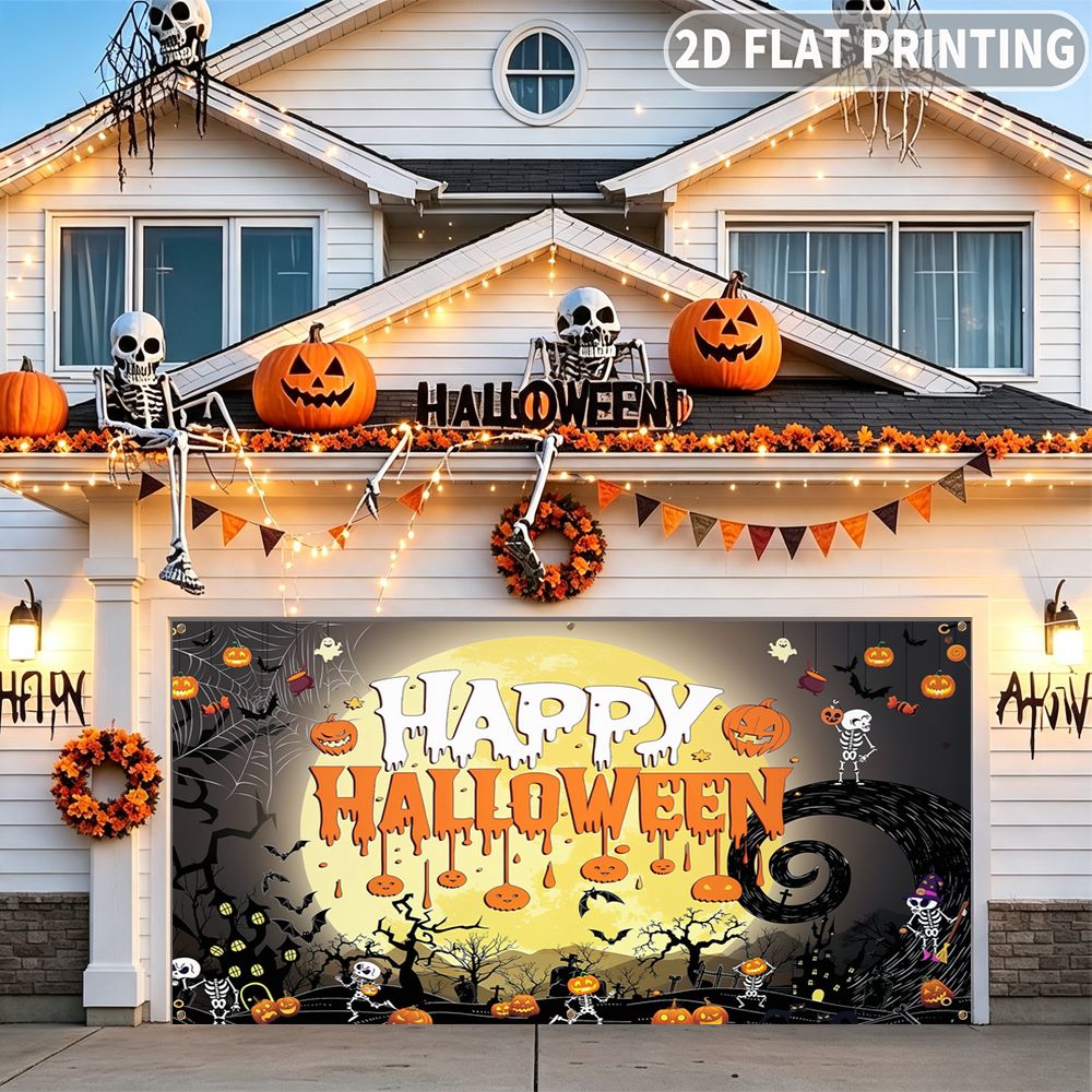 1 stuk 2D PLATTE Halloween Par - Halloween Skeleton Decoration recensie en prijs