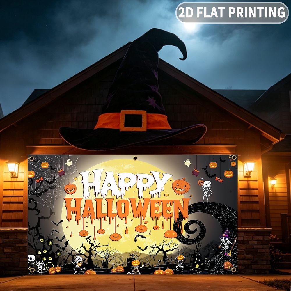 1 stuk 2D PLATTE Halloween Par - Halloween Skeleton Decoration recensie en prijs