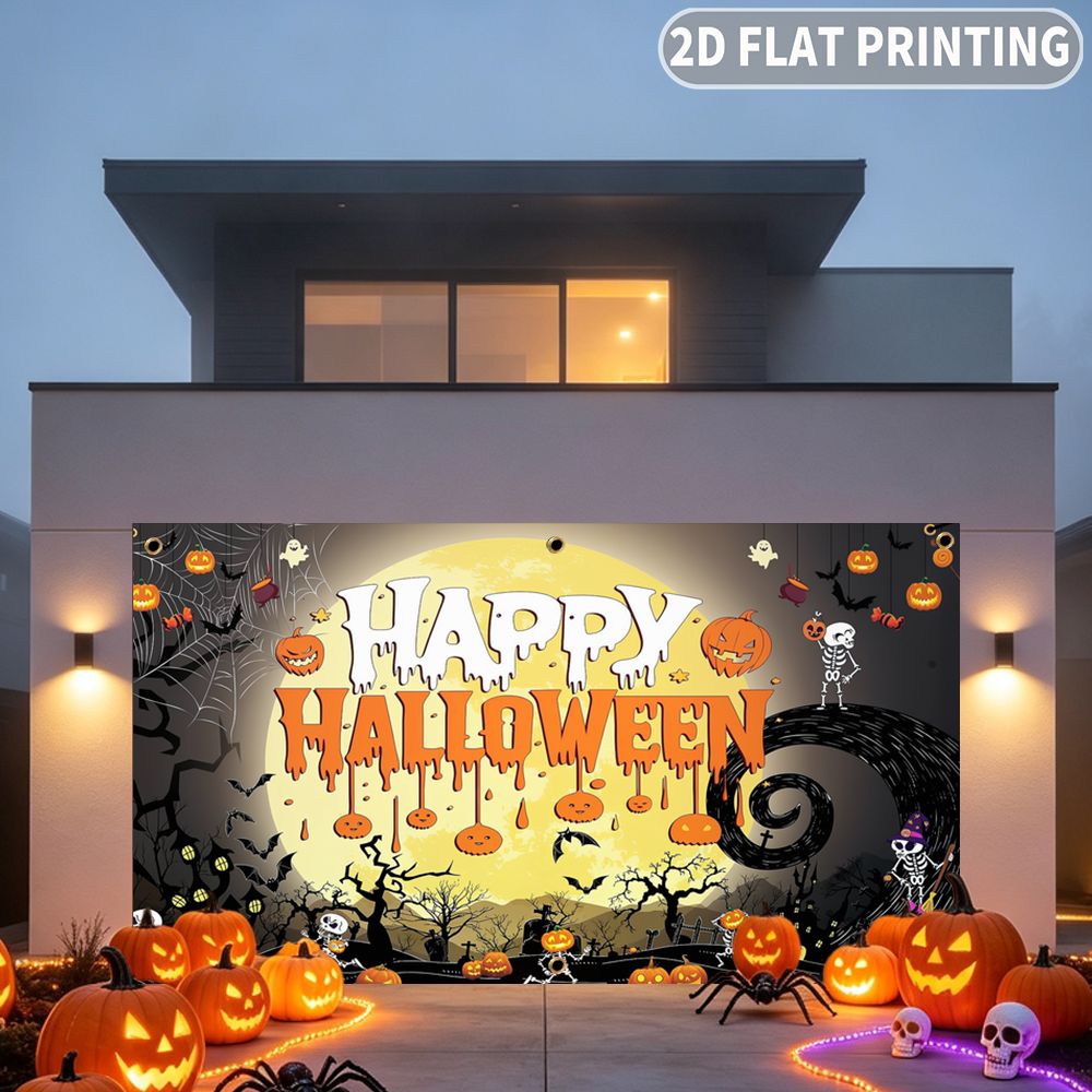 1 stuk 2D PLATTE Halloween Par - Halloween Skeleton Decoration recensie en prijs