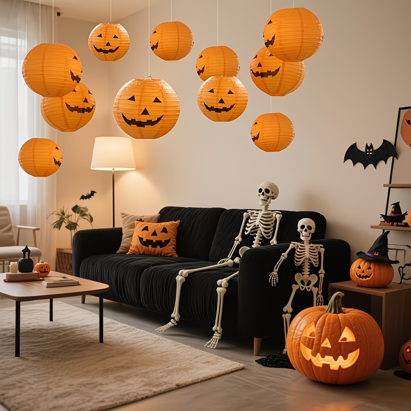 16 stuks Halloween-papieren la - Pumpkin Lantern Halloween recensie en prijs