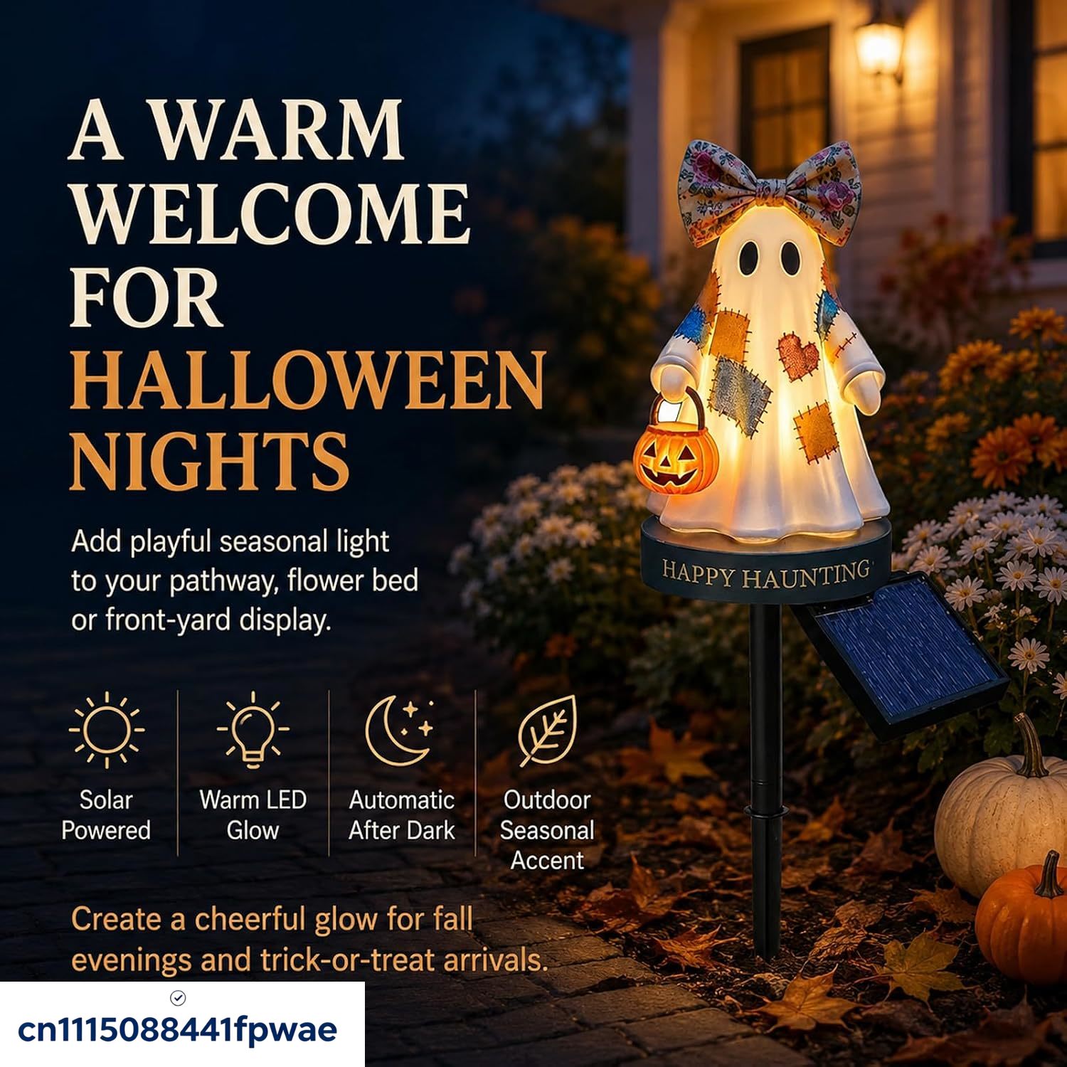 Zonne-energie Halloween-decora - Halloween Pumpkin Decor Led recensie en prijs