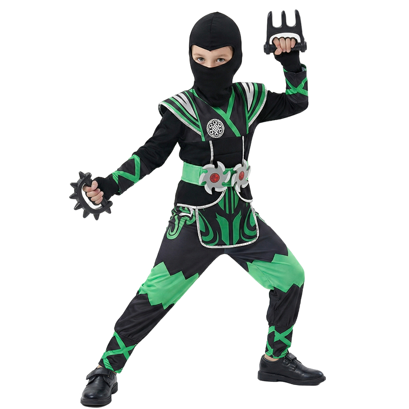 Groen Ninja-kostuum voor kinde - Halloween Costume Kids recensie en prijs