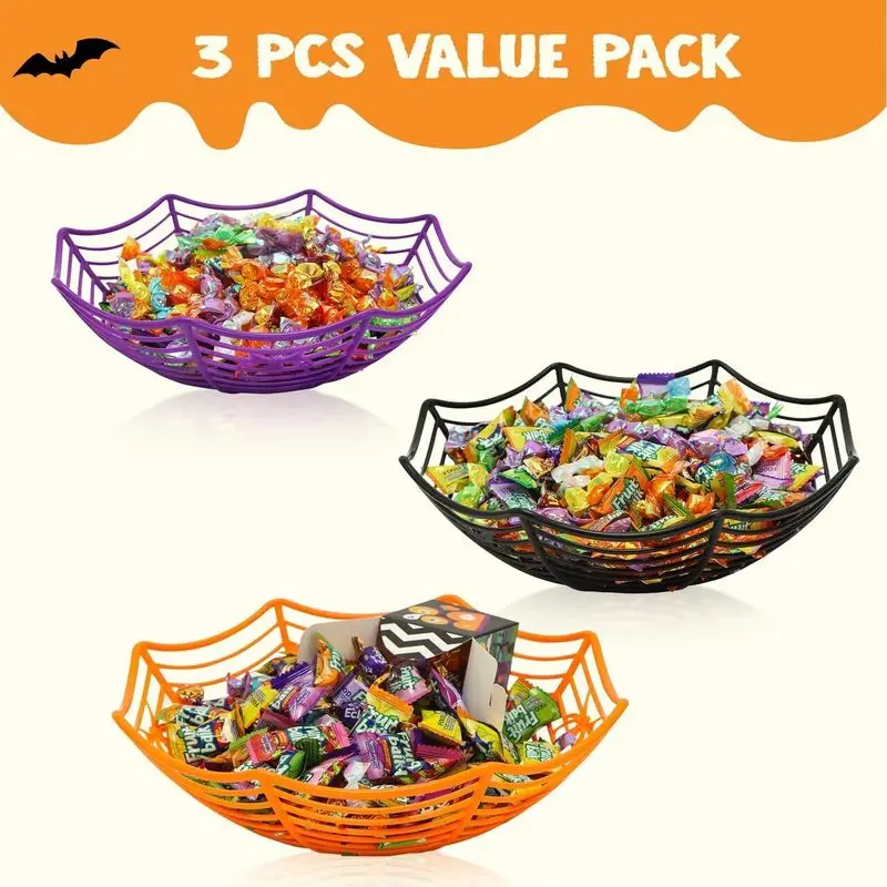 1/3 stuks Halloween snoepkom m - Spider Web Halloween Decoration recensie en prijs