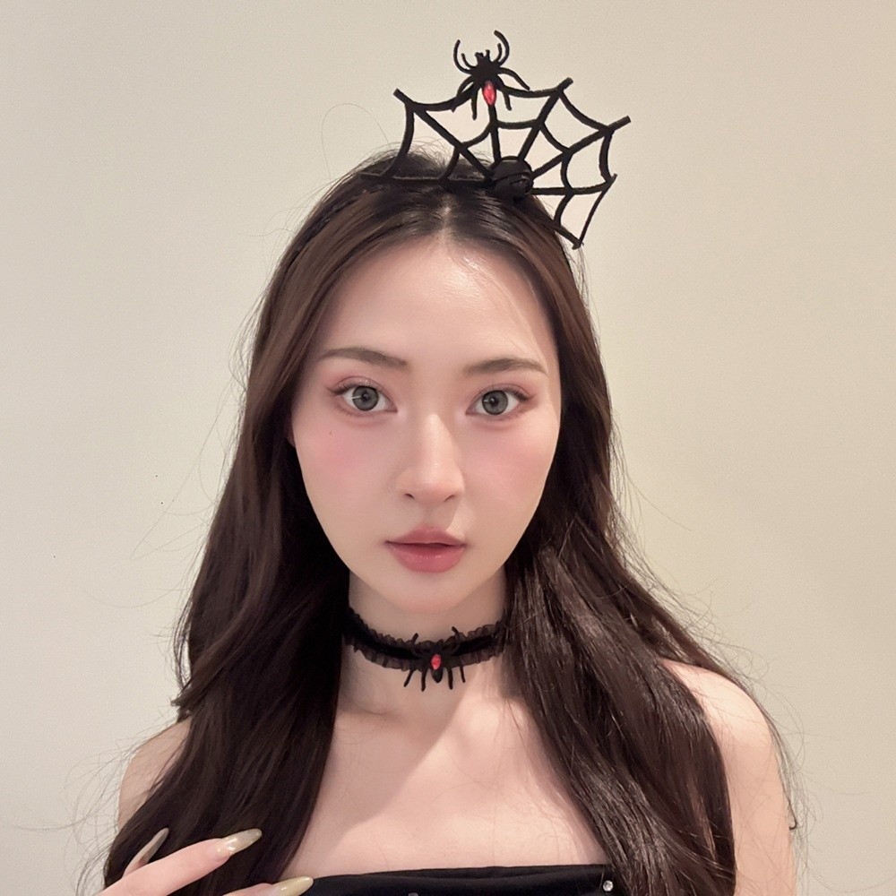 Halloween spinnenweb hoofdband - Spider Web Halloween Decoration recensie en prijs