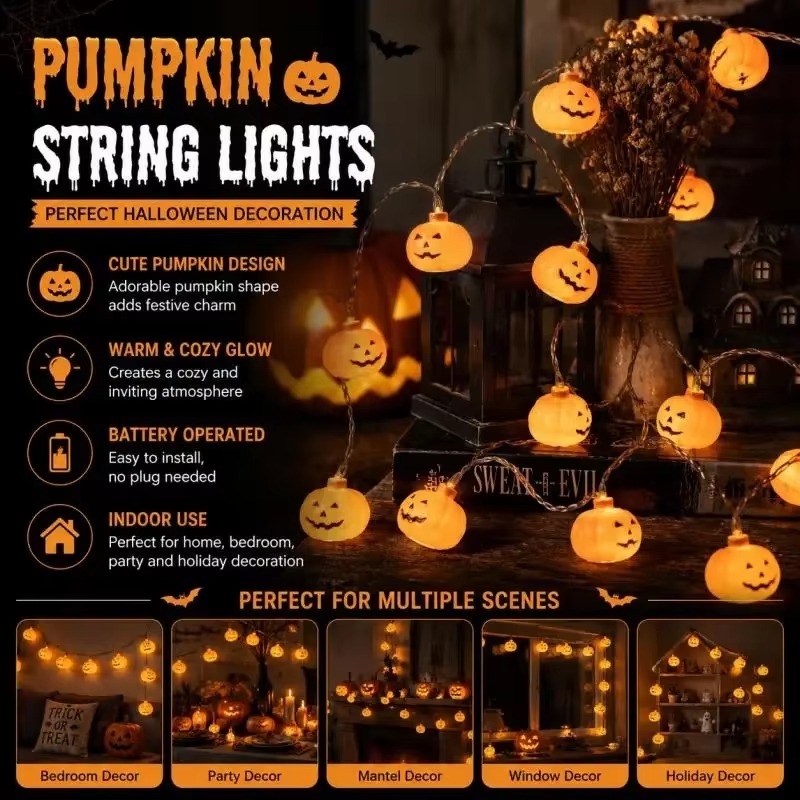 Halloween Pompoen LED Lichtsno - Halloween Pumpkin Decor Led recensie en prijs