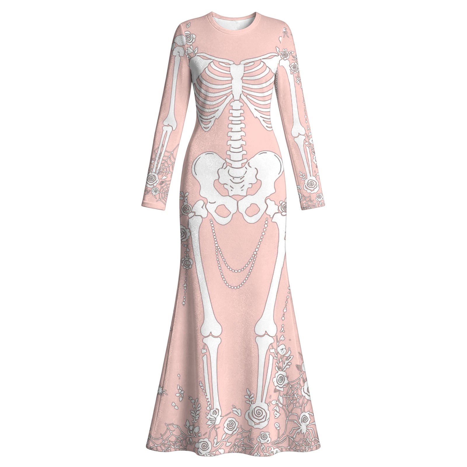 Maxi-jurk voor dames met een p - Halloween Skeleton Decoration recensie en prijs