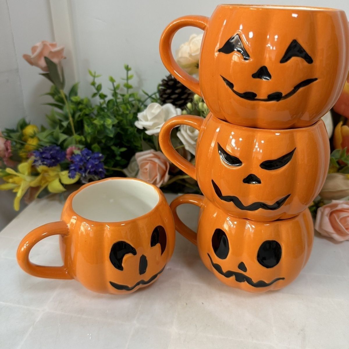 Halloween Keramische Mok met P - Pumpkin Lantern Halloween recensie en prijs