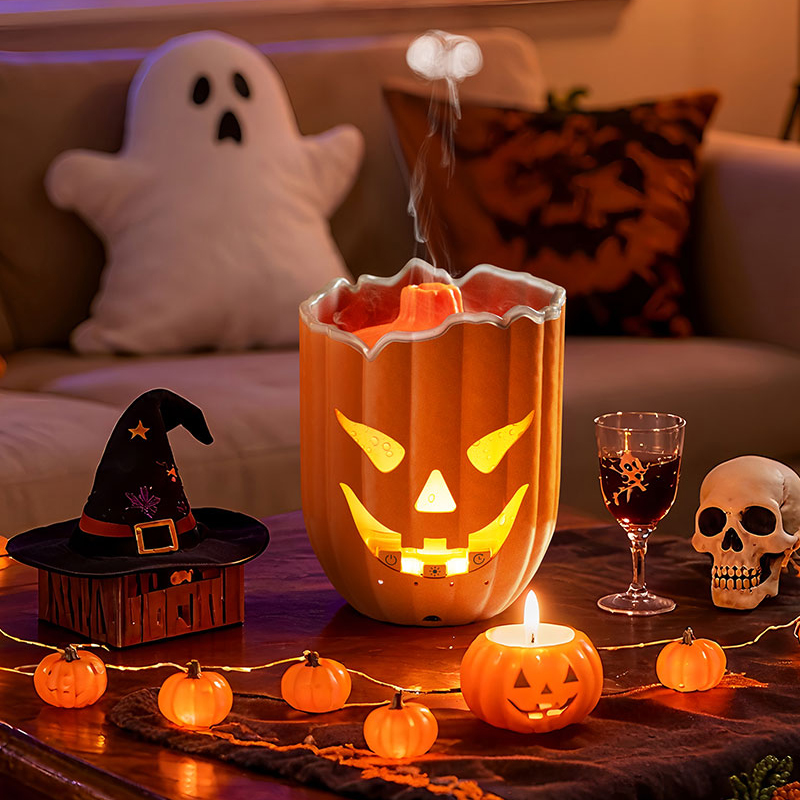 Pompoenluchtbevochtiger, 7 kle - Halloween Pumpkin Decor Led recensie en prijs