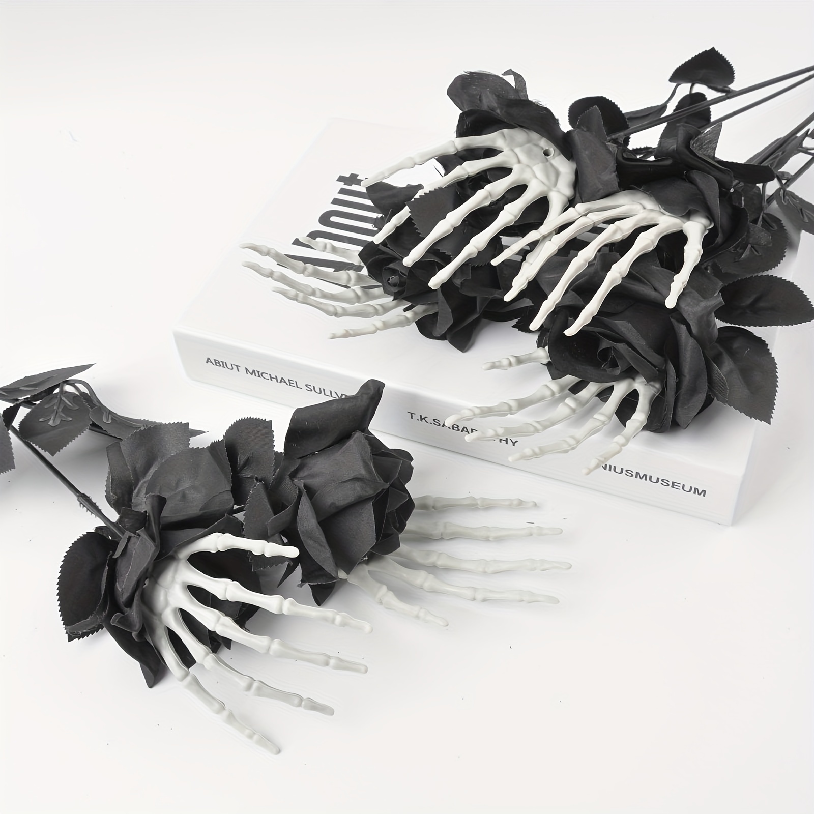 Plastic Zwarte Kunstmatige Roz - Halloween Skeleton Decoration recensie en prijs