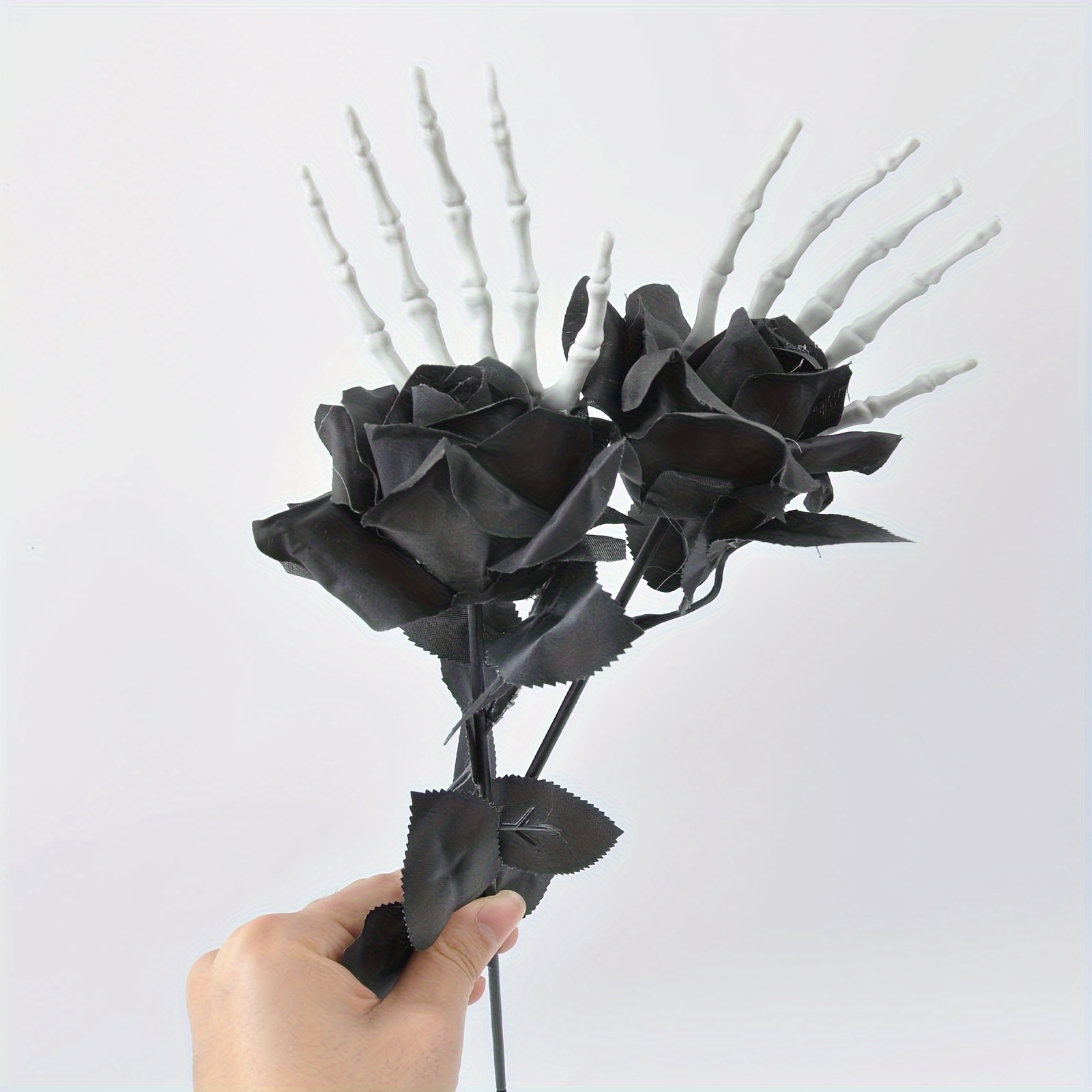Plastic Zwarte Kunstmatige Roz - Halloween Skeleton Decoration recensie en prijs